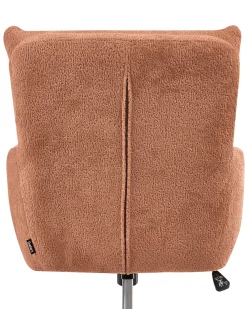 Sedia da scrivania ALPINE Tessuto Marrone dorato