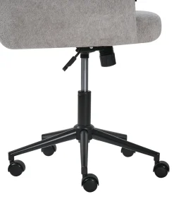Sedia da scrivania ALPINE Finta pelliccia Grigio