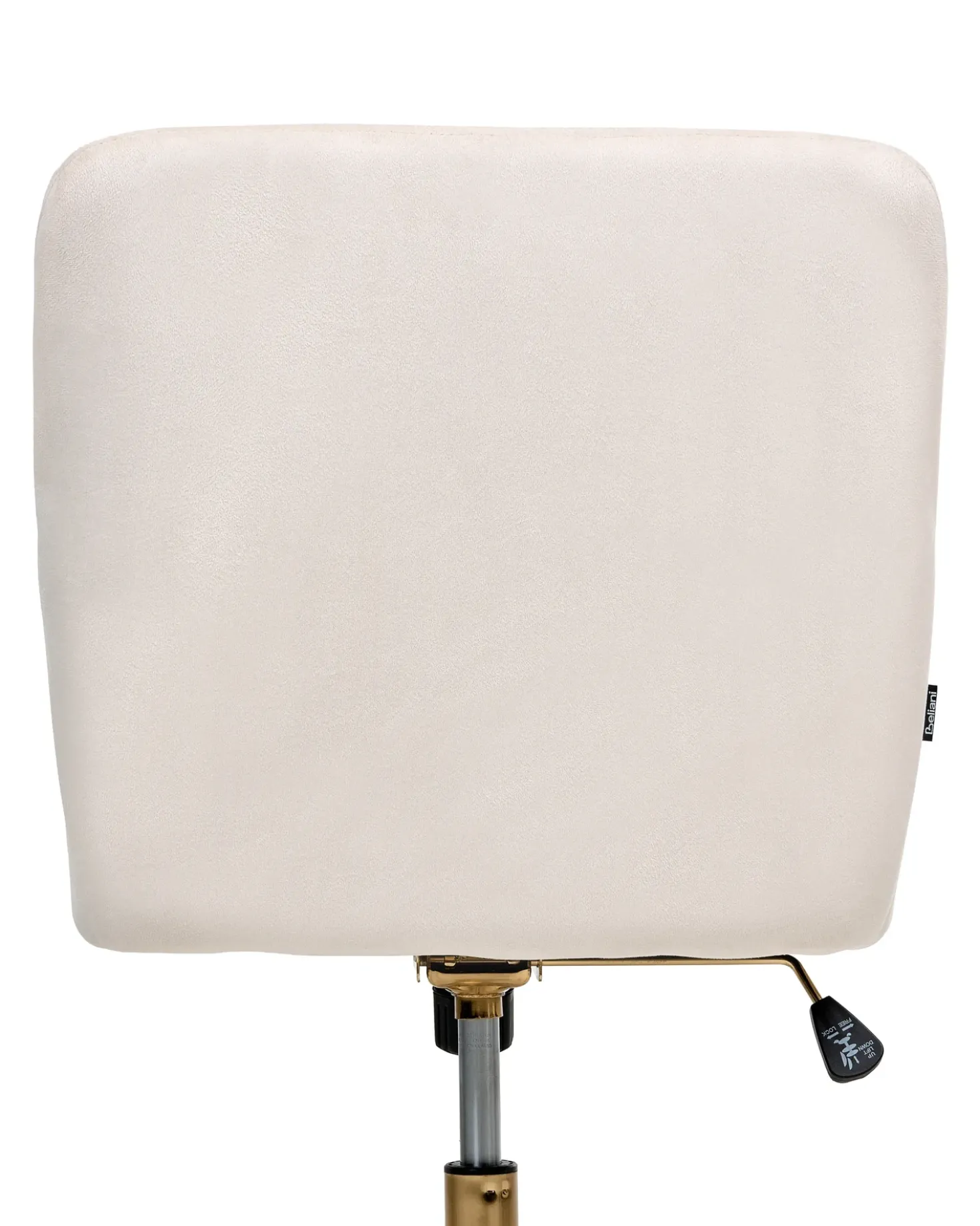 Sedia da scrivania ALTONA Velluto Bianco sporco