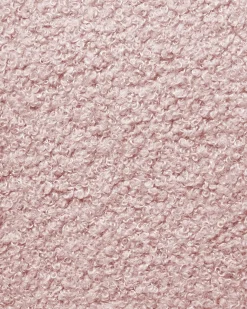 Sedia da scrivania ANNABELLE Bouclé Rosa pastello
