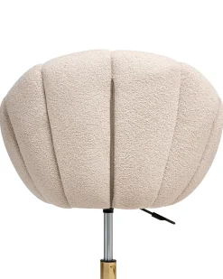 Sedia da scrivania ANNABELLE Bouclé Beige