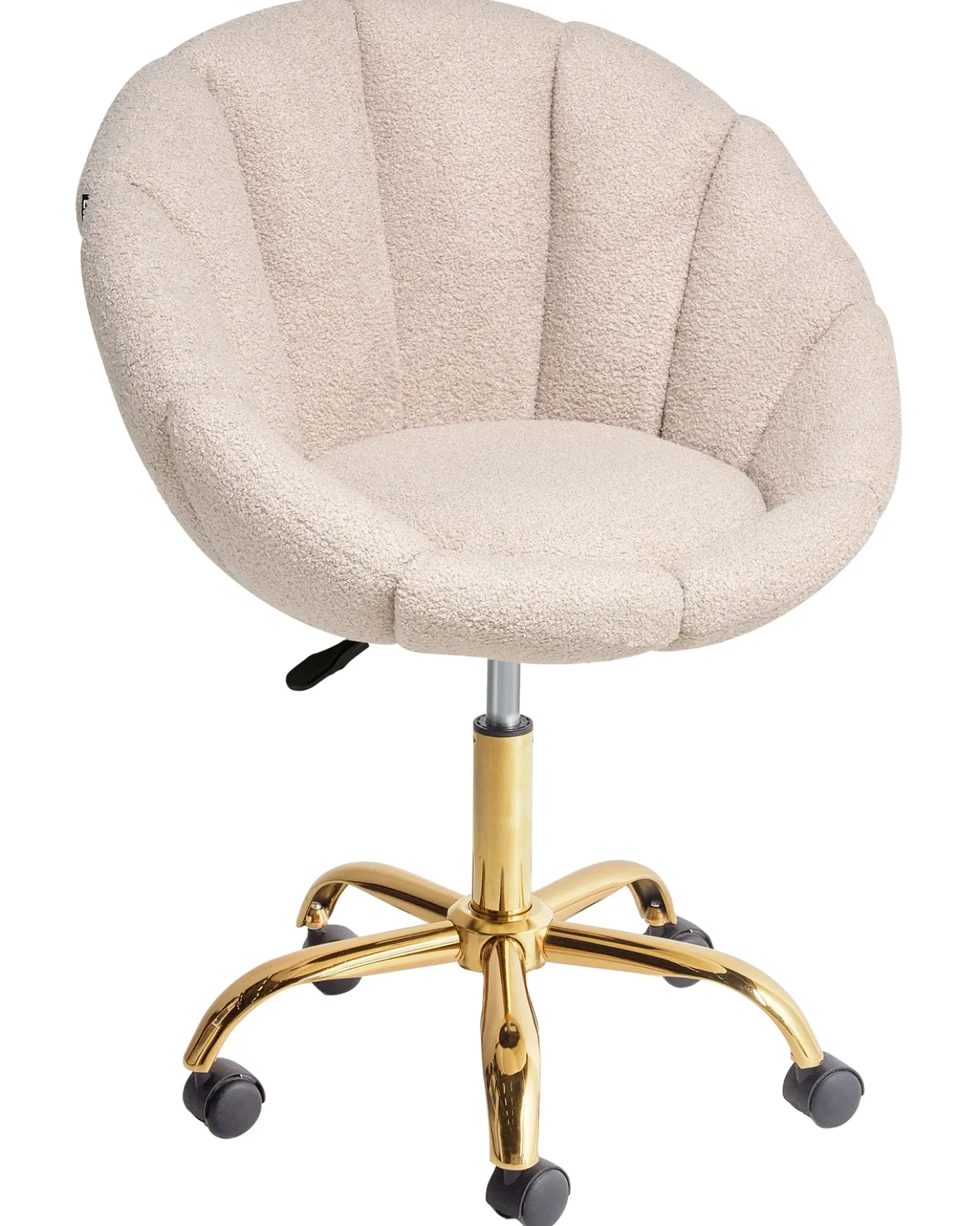Sedia da scrivania ANNABELLE Bouclé Beige