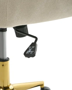 Sedia da scrivania BARDSDALE Velluto Beige chiaro