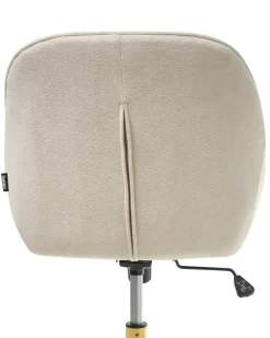 Sedia da scrivania BARDSDALE Velluto Beige chiaro