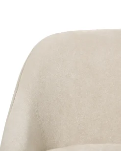 Sedia da scrivania BARDSDALE Velluto Beige chiaro