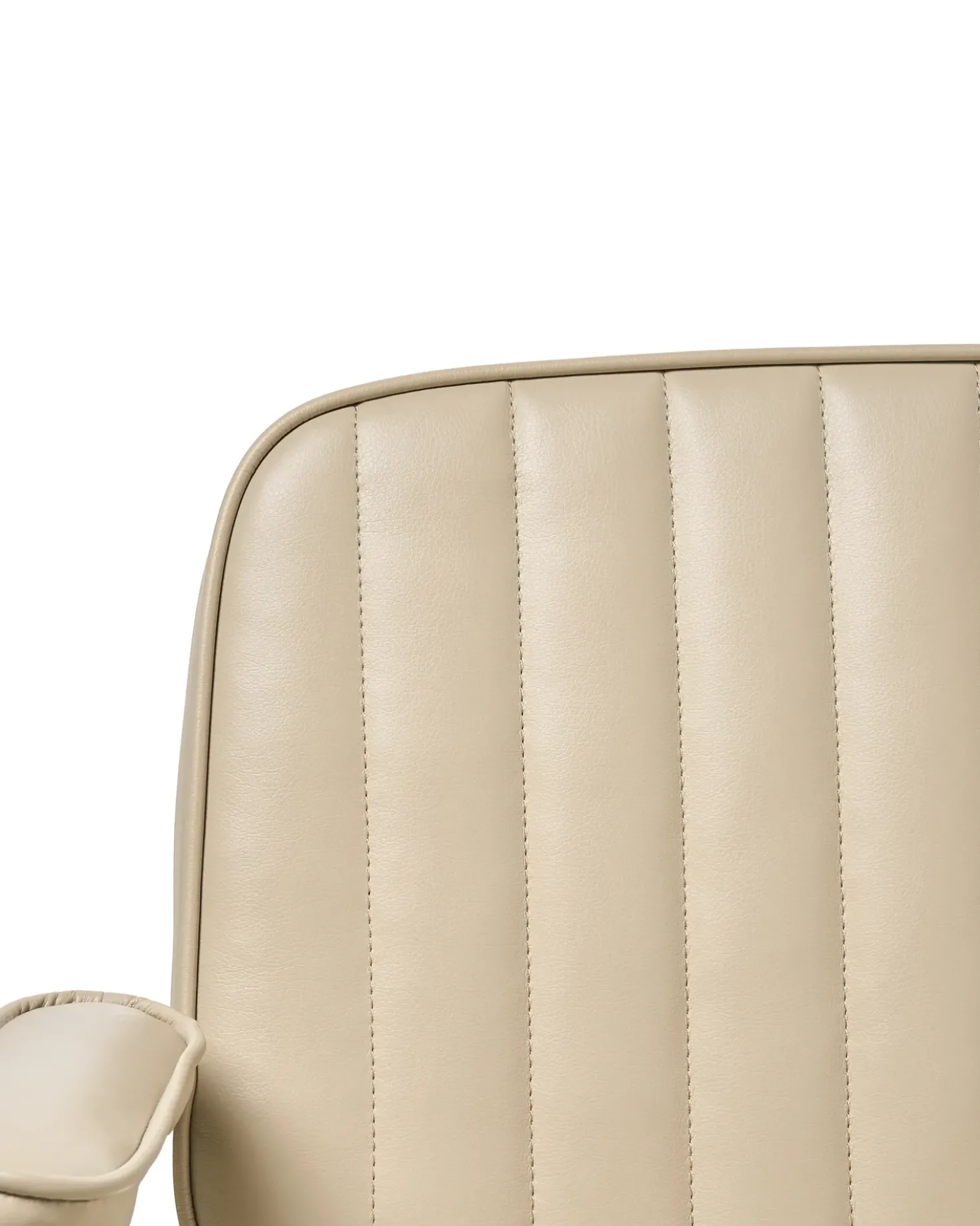 Sedia da scrivania BERNE Pelle sintetica Beige