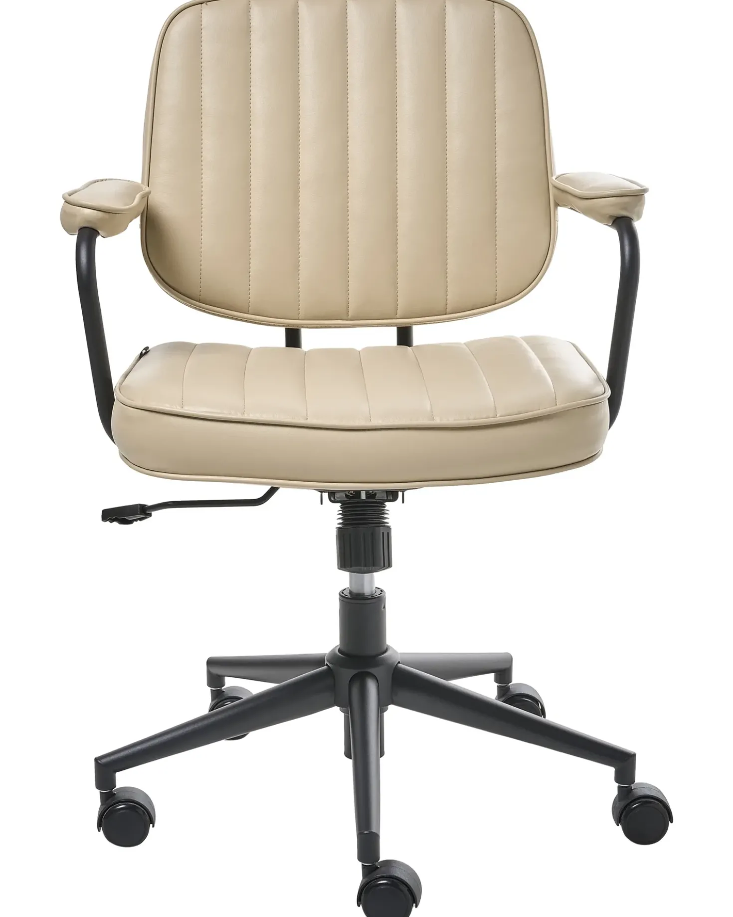 Sedia da scrivania BERNE Pelle sintetica Beige