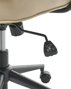 Sedia da scrivania BERNE Pelle sintetica Beige