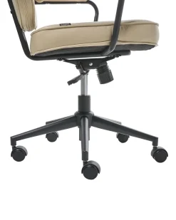 Sedia da scrivania BERNE Pelle sintetica Beige