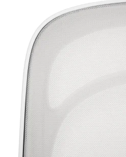 Sedia da scrivania BLISSFUL Tessuto Grigio chiaro