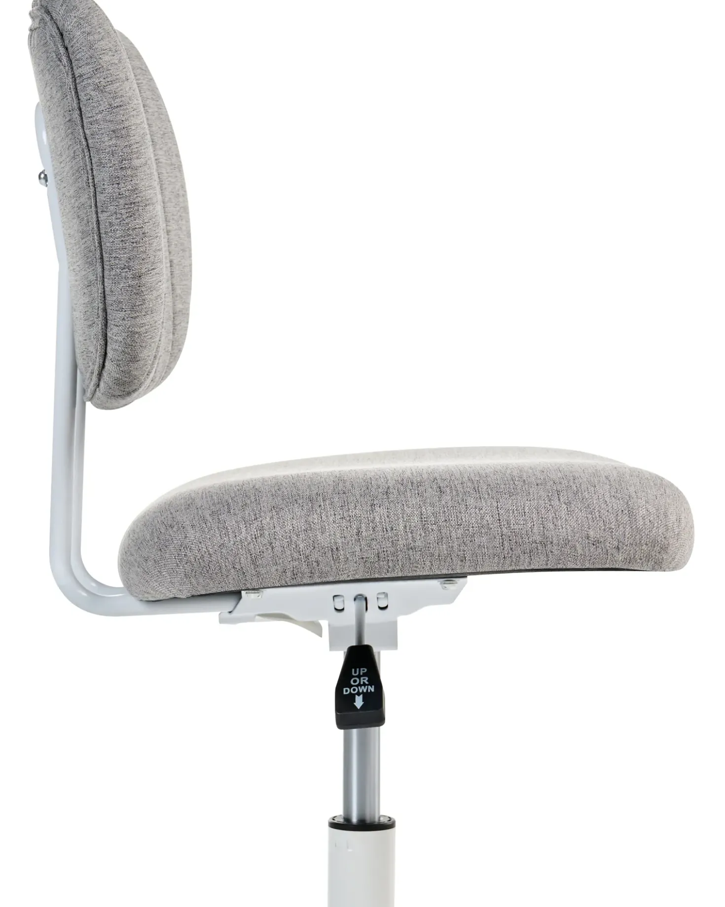 Sedia da scrivania BUBBLY Tessuto Grigio chiaro