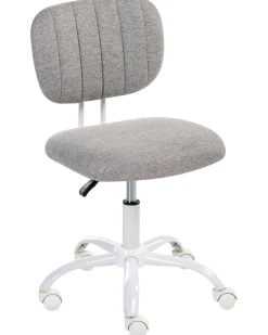 Sedia da scrivania BUBBLY Tessuto Grigio chiaro