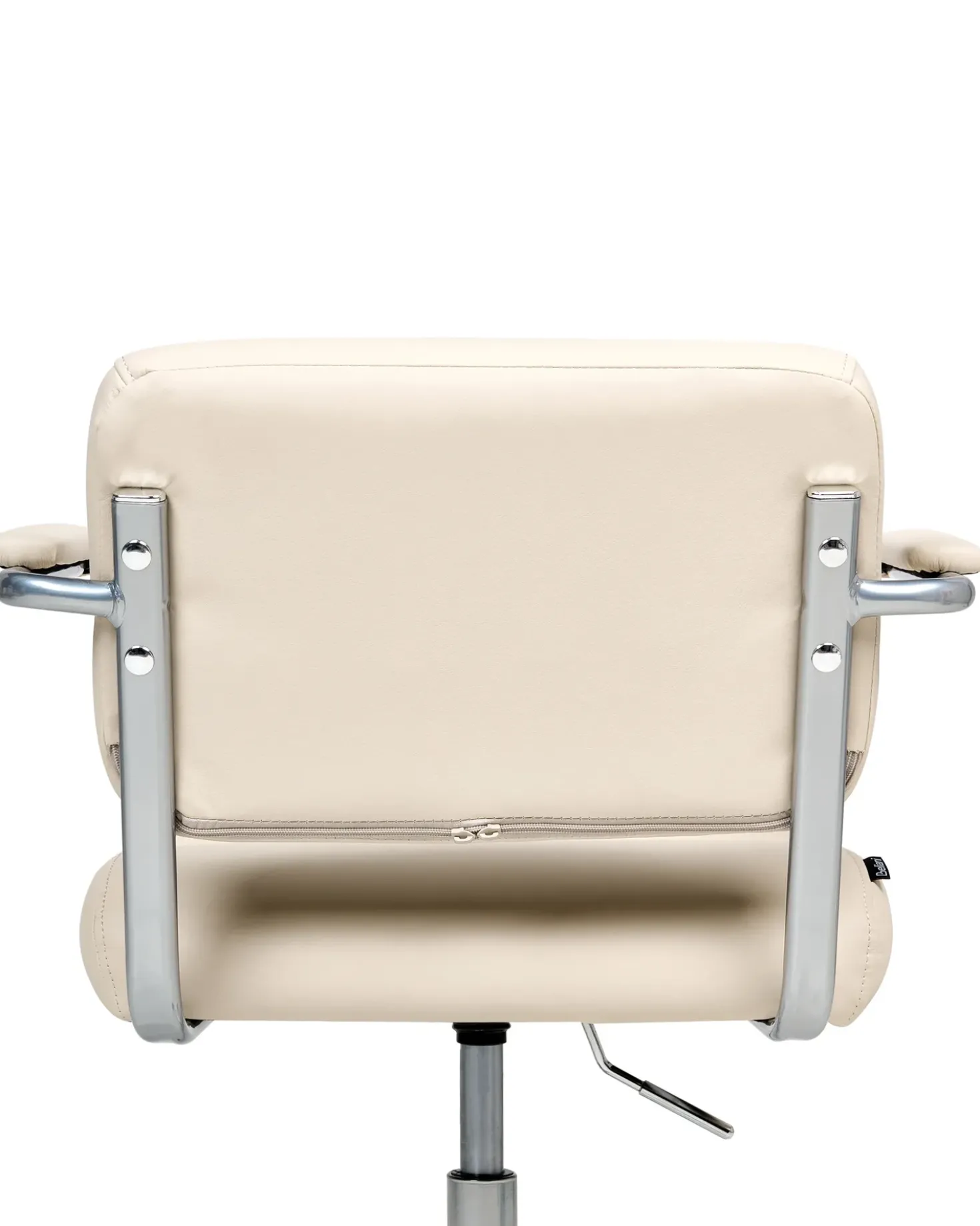Sedia da scrivania CANDOR Pelle sintetica Bianco sporco