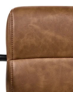 Sedia da scrivania CANDOR Pelle sintetica Marrone