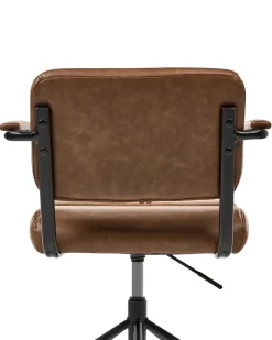 Sedia da scrivania CANDOR Pelle sintetica Marrone