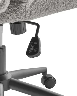 Sedia da scrivania CATLIN Bouclé Grigio chiaro