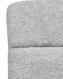 Sedia da scrivania CATLIN Bouclé Grigio chiaro