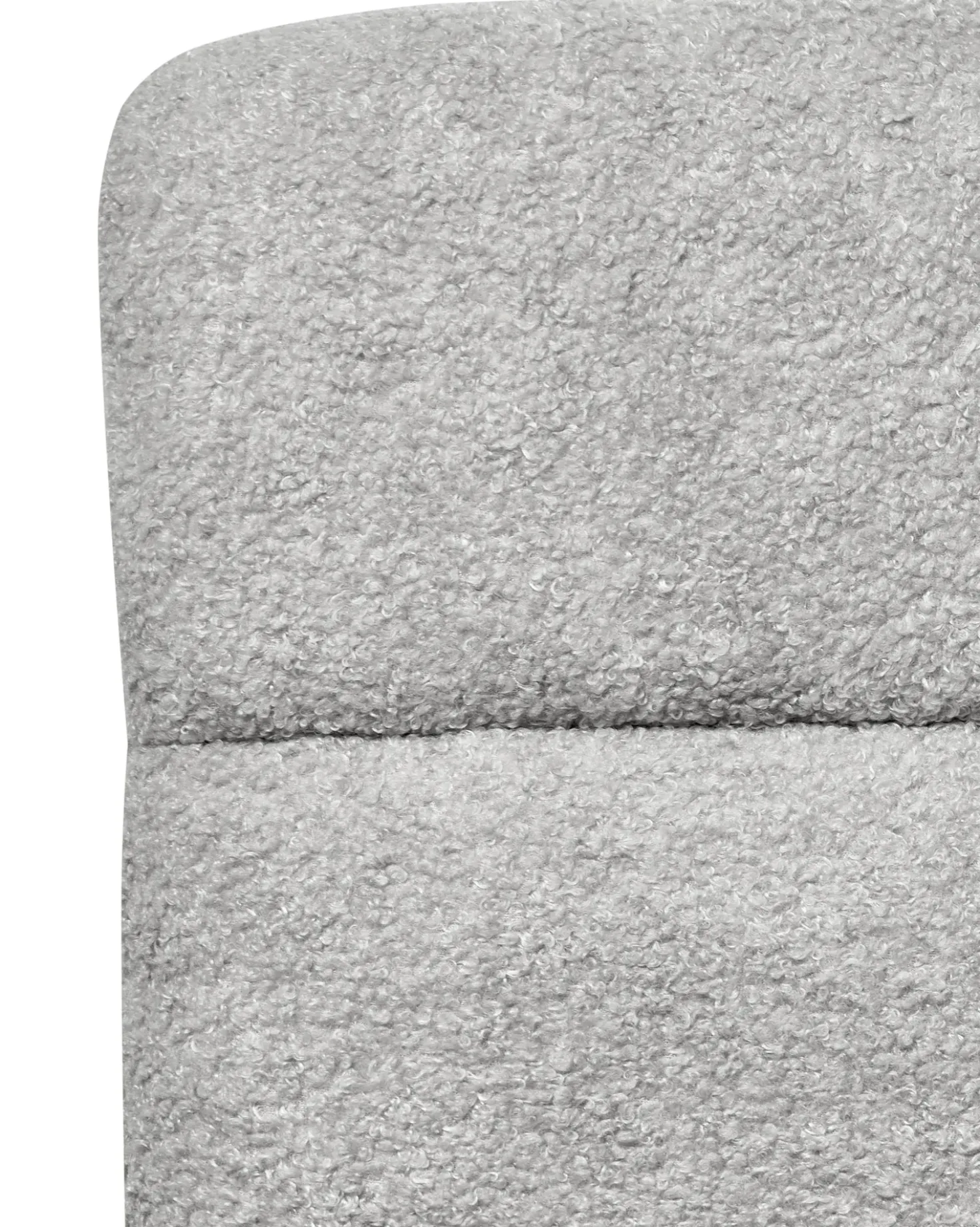 Sedia da scrivania CATLIN Bouclé Grigio chiaro
