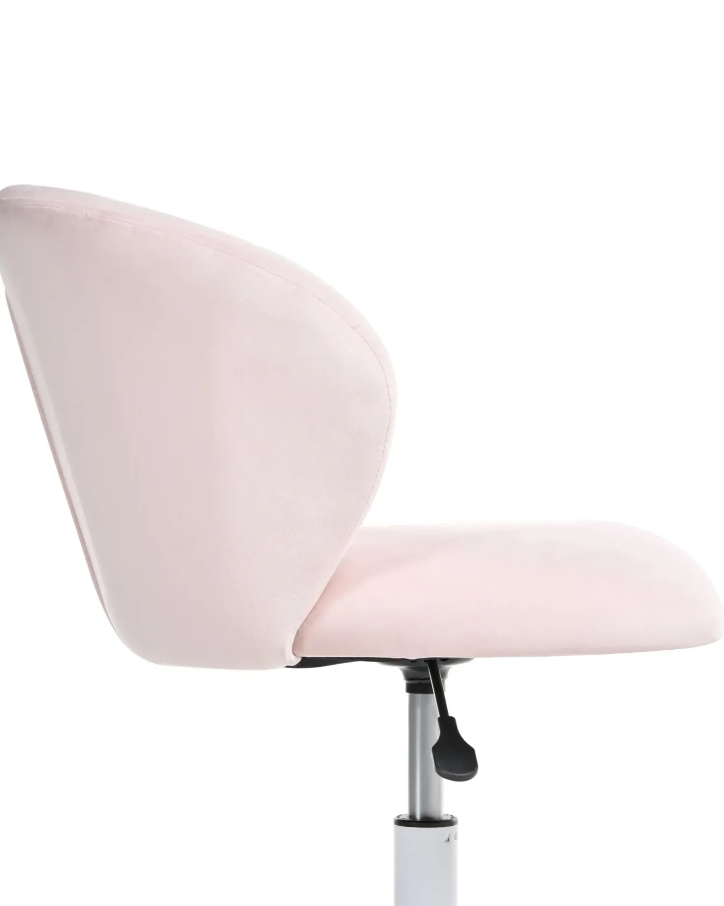 Sedia da scrivania CHEERFUL Velluto Rosa pastello