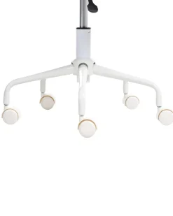 Sedia da scrivania CHEERFUL Velluto Bianco sporco