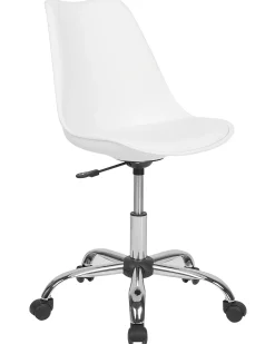 Sedia da scrivania DAKOTA Pelle sintetica Bianco