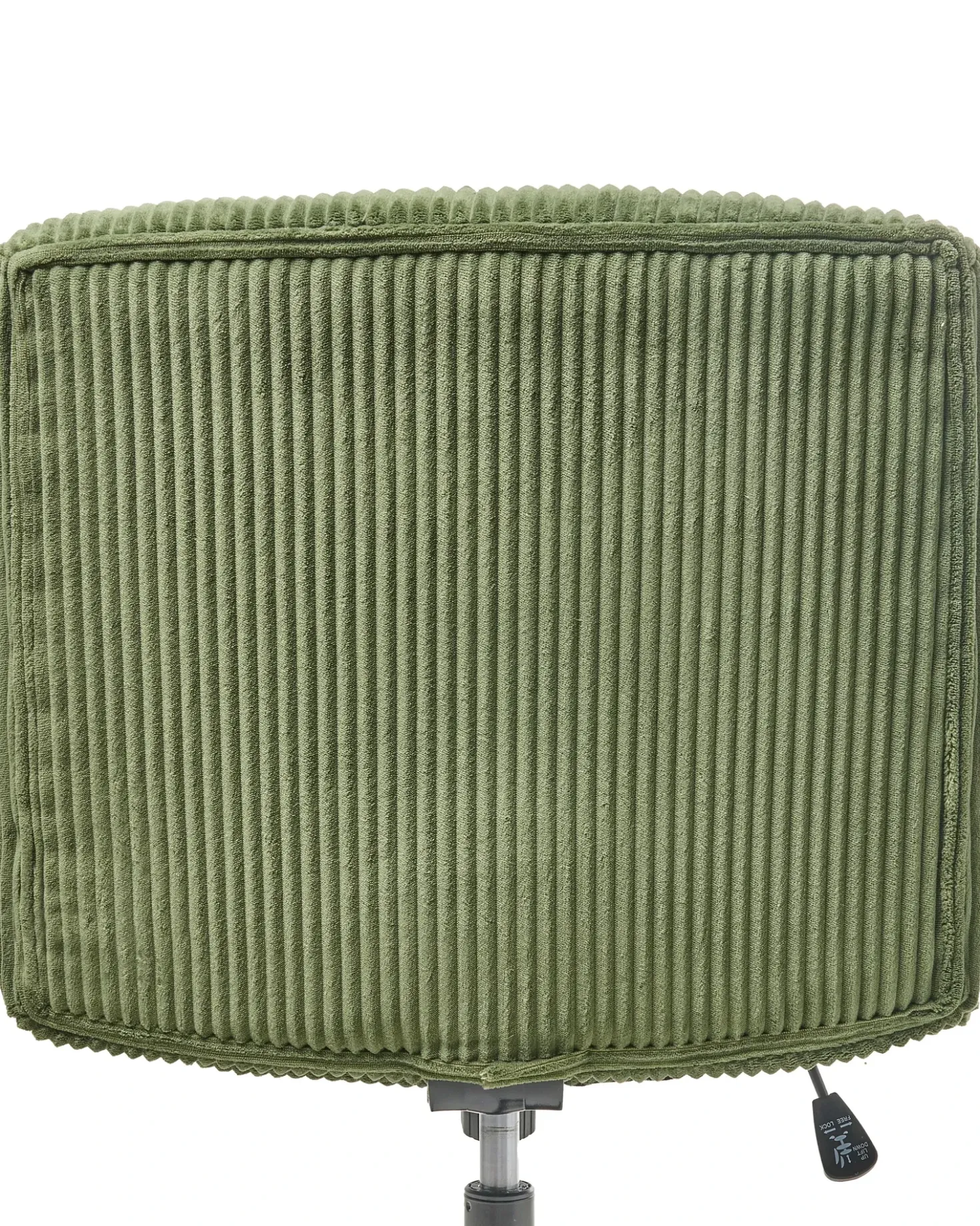 Sedia da scrivania GEDDES Velluto a coste Verde