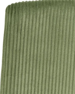 Sedia da scrivania GEDDES Velluto a coste Verde