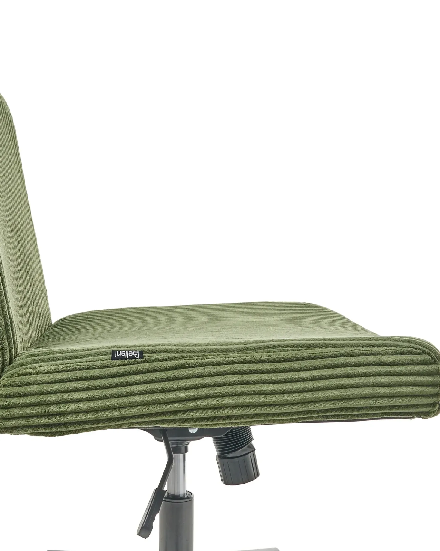 Sedia da scrivania GEDDES Velluto a coste Verde