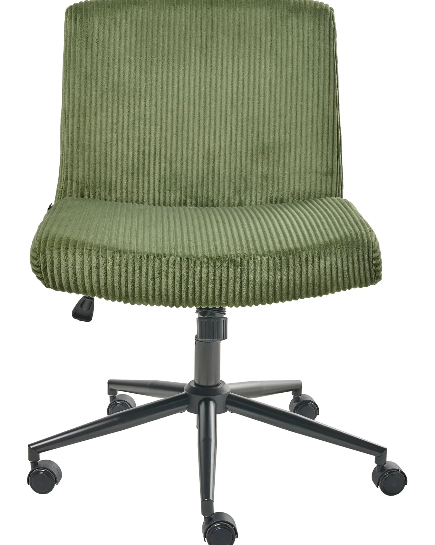 Sedia da scrivania GEDDES Velluto a coste Verde