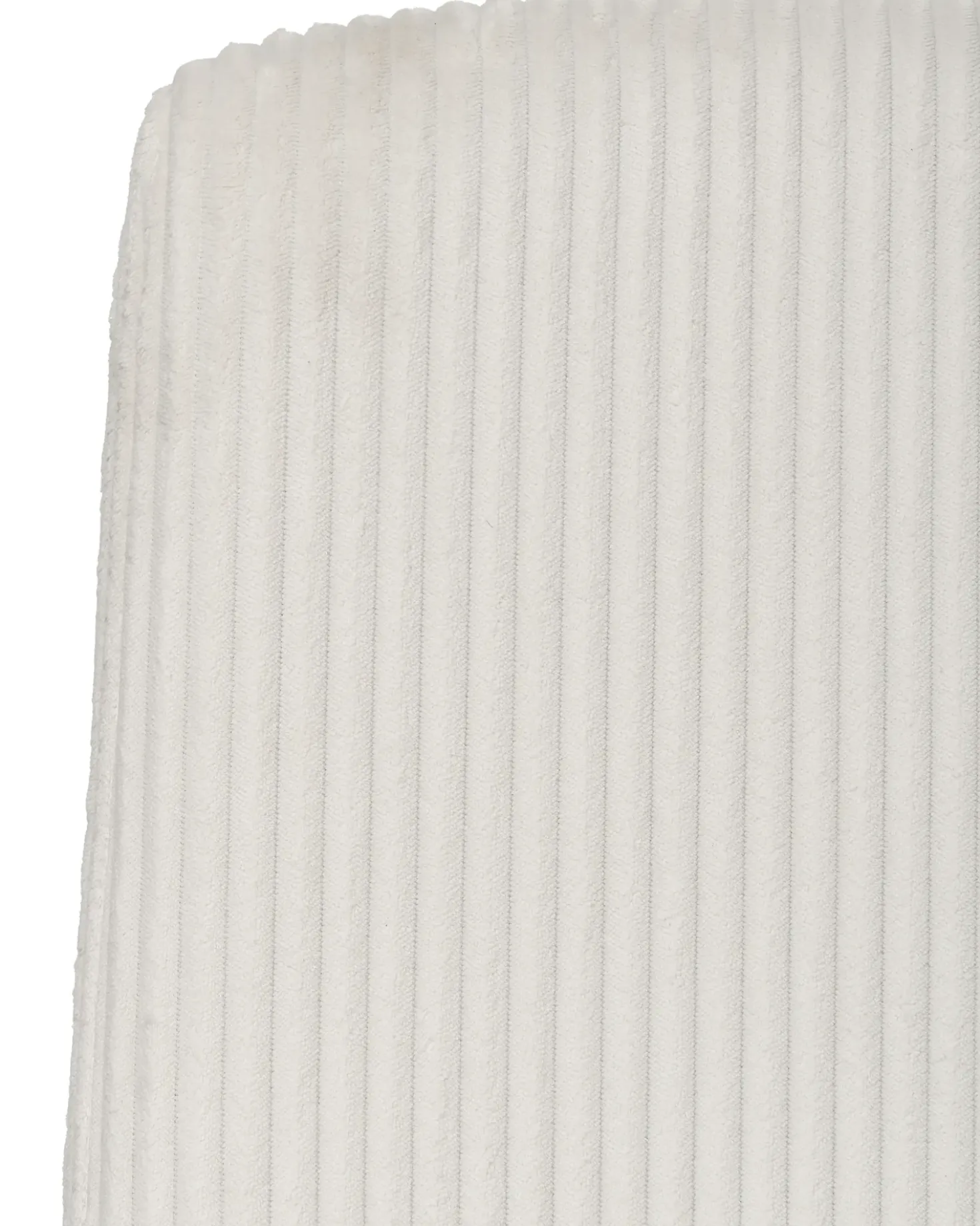 Sedia da scrivania GEDDES Velluto a coste Bianco