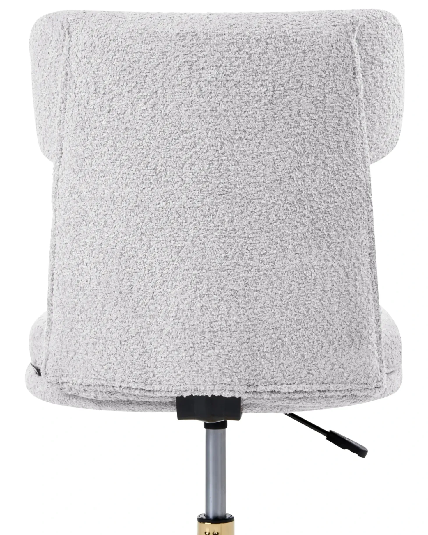 Sedia da scrivania GRANBY Bouclé Grigio chiaro