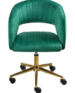 Sedia da scrivania KATONAH Velluto Verde
