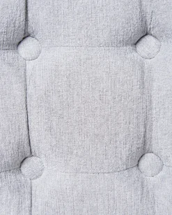 Sedia da scrivania LOMPOC Lino sintetico Grigio