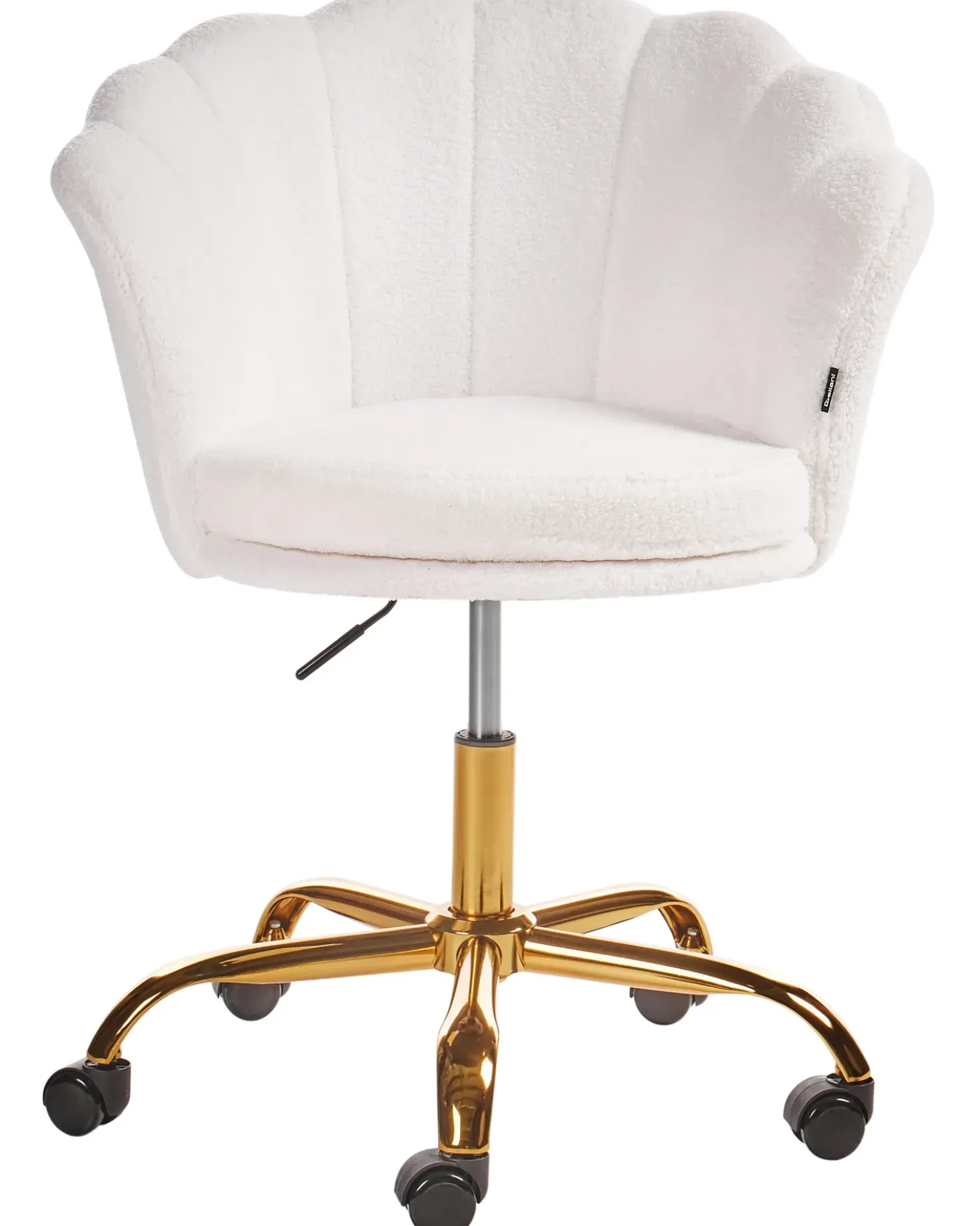 Sedia da scrivania MONTICELLO Bouclé Bianco