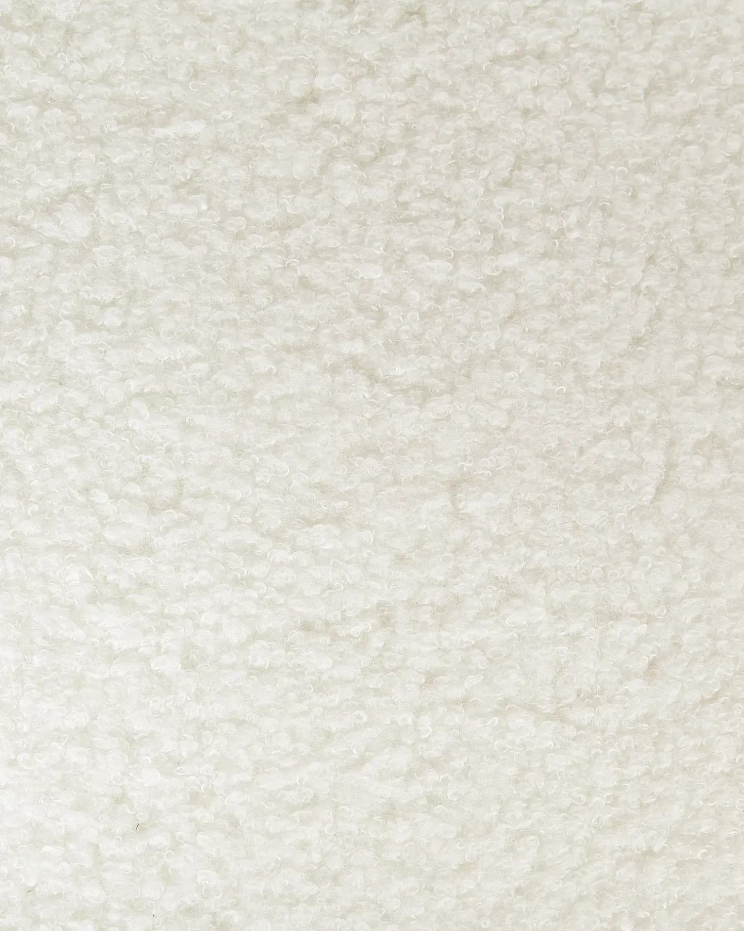 Sedia da scrivania MORAGA Bouclé Bianco sporco