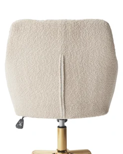 Sedia da scrivania PALMDALE Bouclé Beige