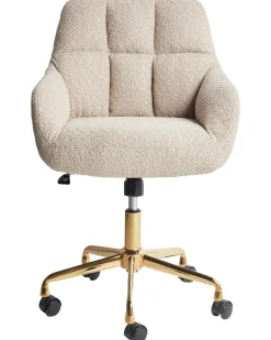 Sedia da scrivania PALMDALE Bouclé Beige