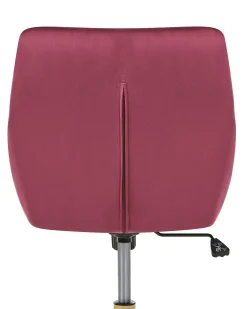 Sedia da scrivania PALMDALE Velluto Bordeaux