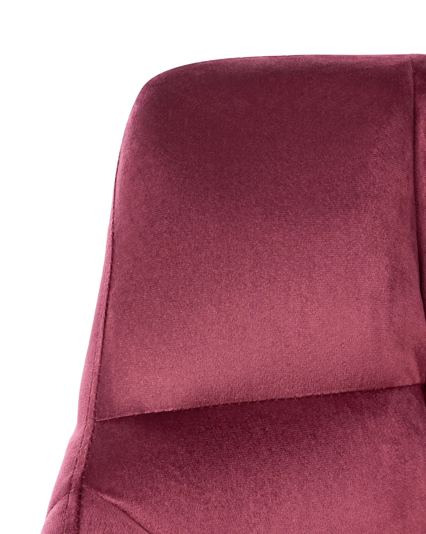 Sedia da scrivania PALMDALE Velluto Bordeaux
