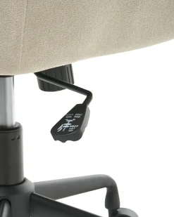 Sedia da scrivania PALMDALE Velluto Beige chiaro