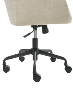Sedia da scrivania PALMDALE Velluto Beige chiaro