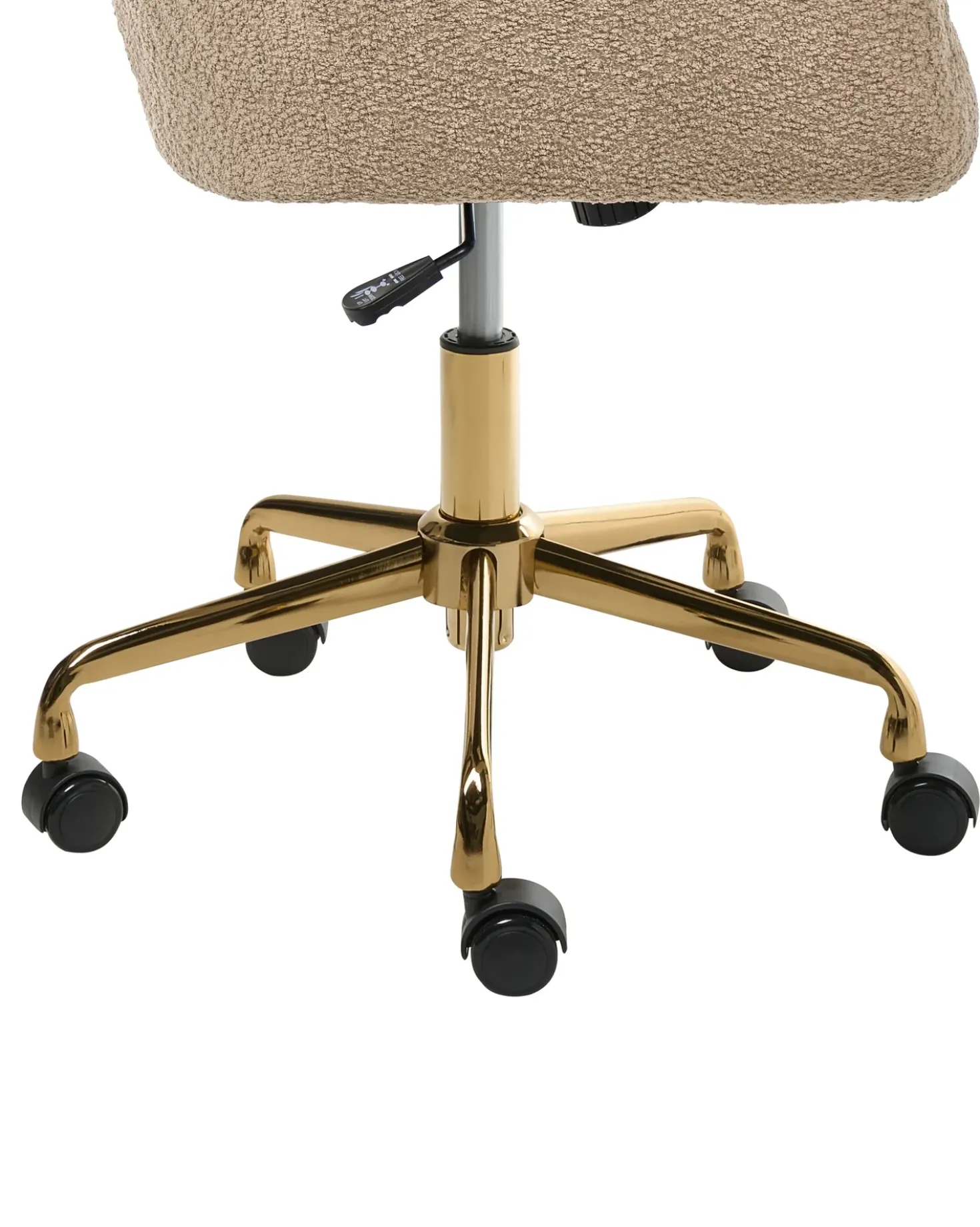 Sedia da scrivania PALMDALE Bouclé Marrone chiaro
