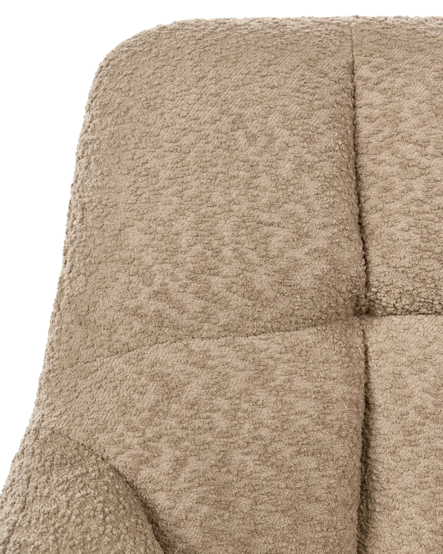 Sedia da scrivania PALMDALE Bouclé Marrone chiaro