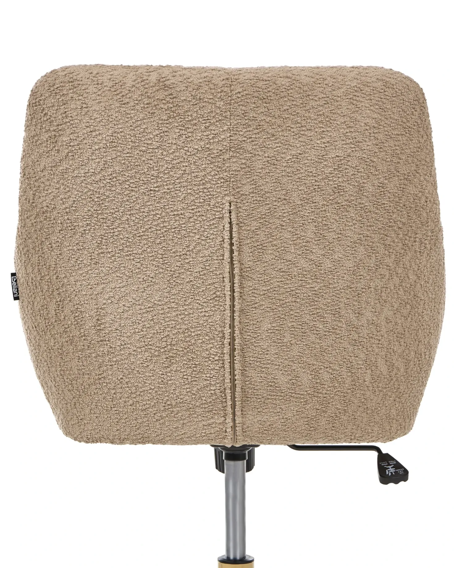 Sedia da scrivania PALMDALE Bouclé Marrone chiaro