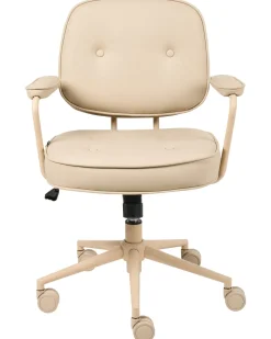 Sedia da scrivania PARAMUS Pelle sintetica Beige