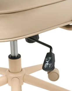 Sedia da scrivania PARAMUS Pelle sintetica Beige