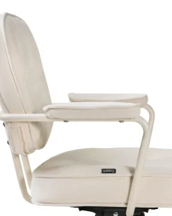 Sedia da scrivania PARAMUS Tessuto Bianco sporco
