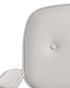 Sedia da scrivania PARAMUS Pelle sintetica Grigio