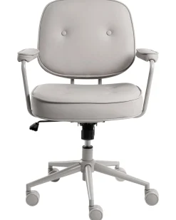 Sedia da scrivania PARAMUS Pelle sintetica Grigio