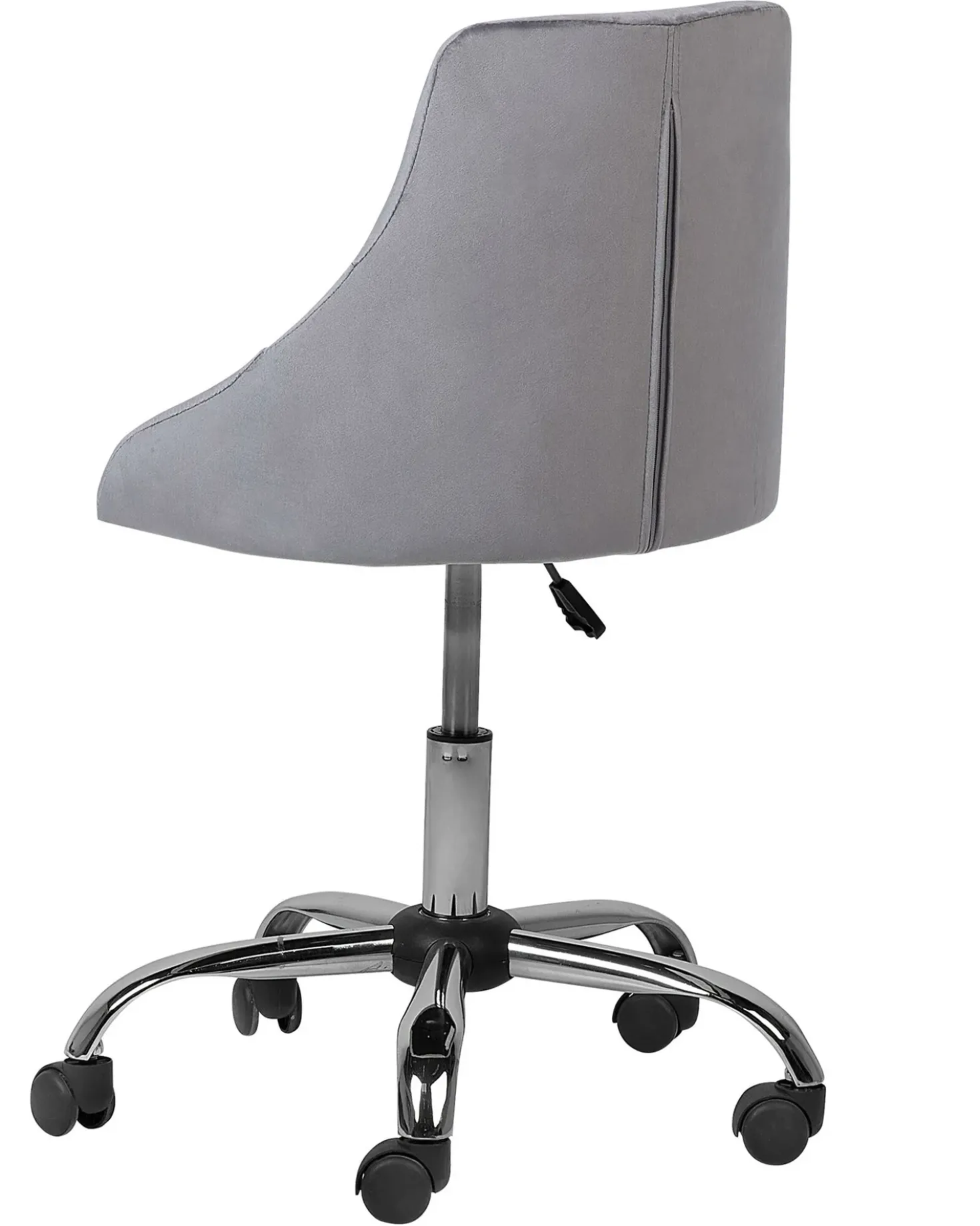 Sedia da scrivania PARRISH Velluto Grigio